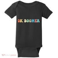 Retro Ok Boomer Baby Bodysuit thumb 0