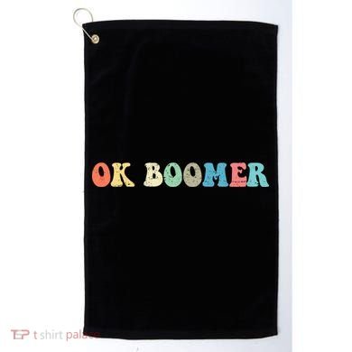 Retro Ok Boomer Golf Towel