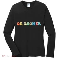Retro Ok Boomer Women's Long Sleeve Shirt thumb 0