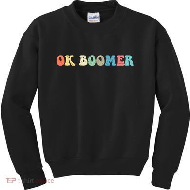 Retro Ok Boomer Kids Sweatshirt