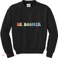 Retro Ok Boomer Kids Sweatshirt thumb 0