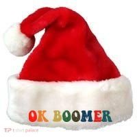 Retro Ok Boomer Santa Hat thumb 0