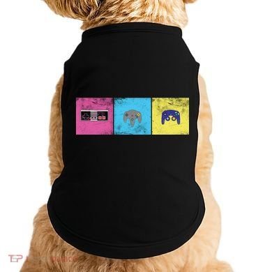 Retro Old School Gamer Doggie Tank