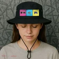Retro Old School Gamer Bucket Hat thumb 3