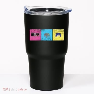 Retro Old School Gamer Tumbler