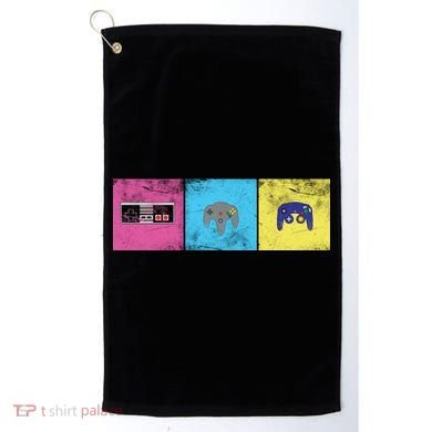 Retro Old School Gamer Golf Towel