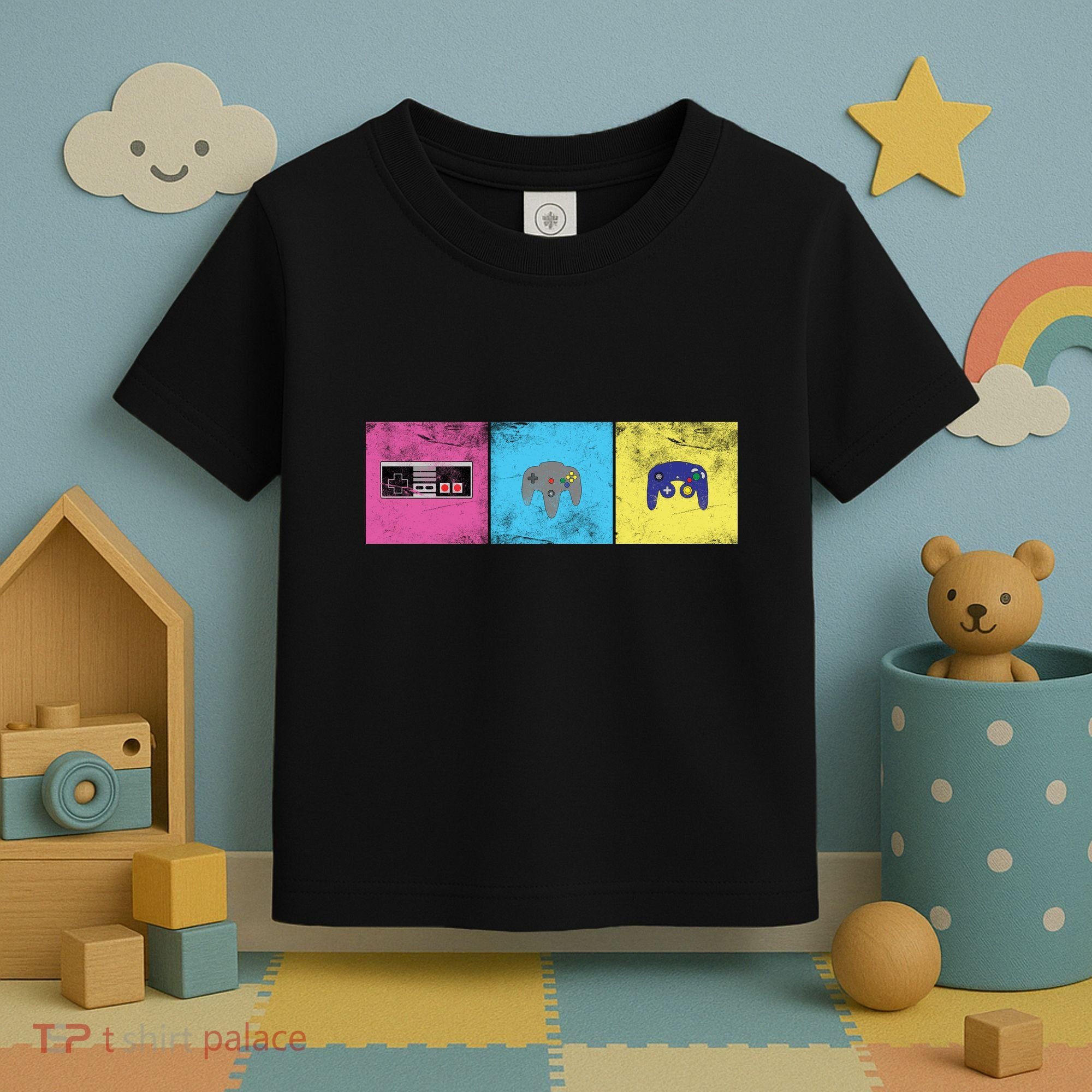 Retro Old School Gamer Toddler T-Shirt