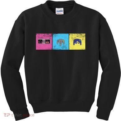 Retro Old School Gamer Kids Sweatshirt