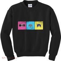 Retro Old School Gamer Kids Sweatshirt thumb 0