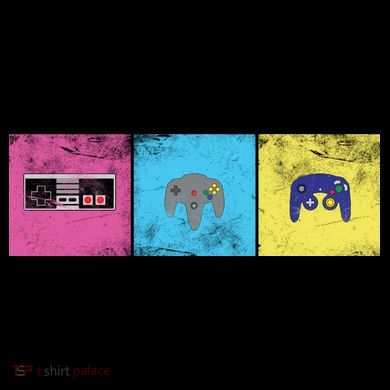 Retro Old School Gamer Kids Colorblock Raglan Jersey