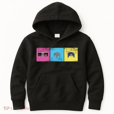 Retro Old School Gamer Kids Hoodie