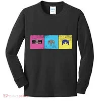 Retro Old School Gamer Kids Long Sleeve Shirt thumb 0