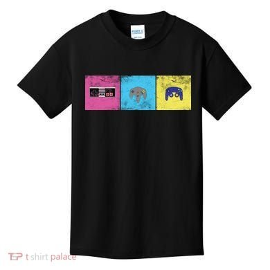 Retro Old School Gamer Kids T-Shirt