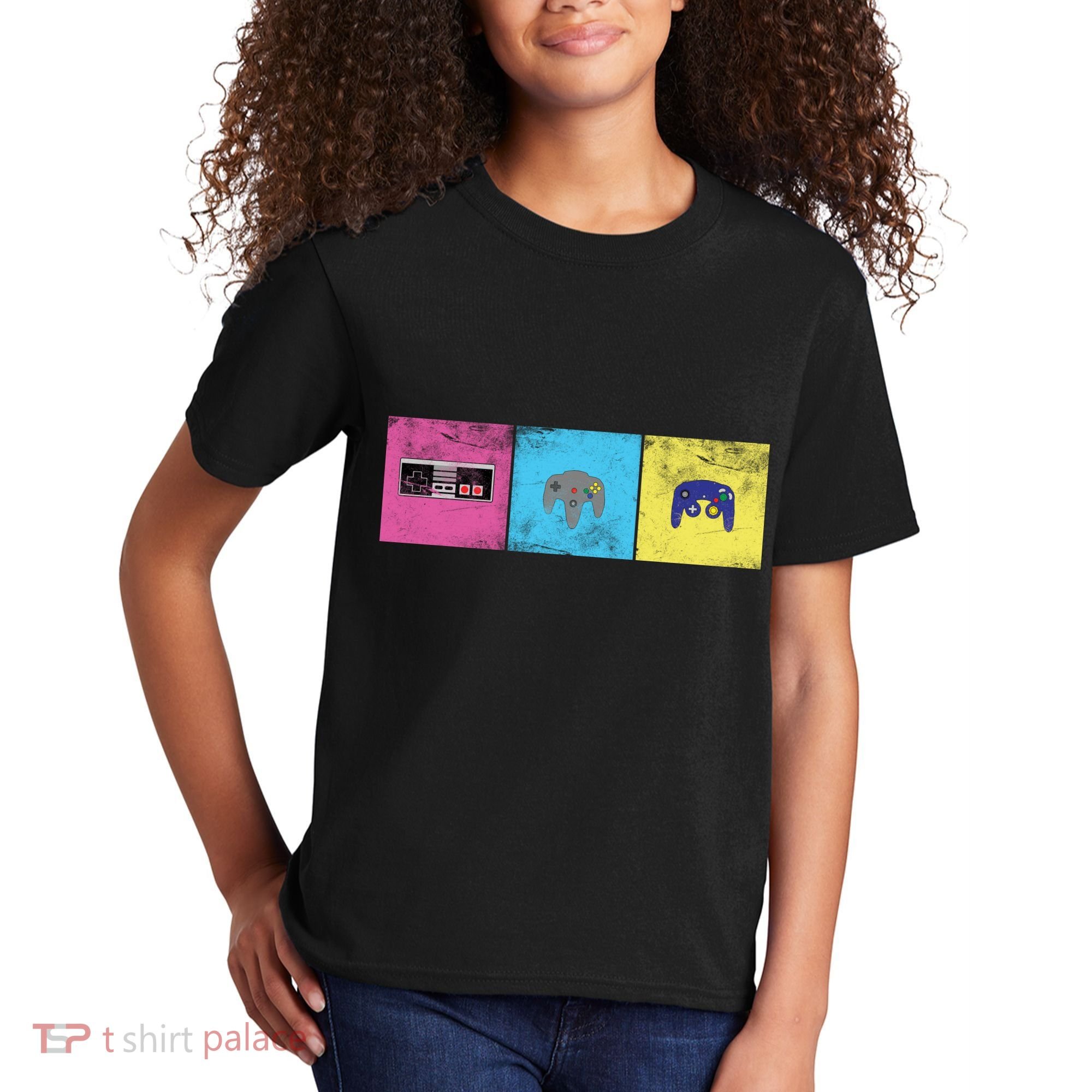 Retro Old School Gamer Kids T-Shirt