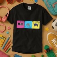 Retro Old School Gamer Kids T-Shirt thumb 3