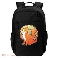 Retro Orange Cat Backpack thumb 0