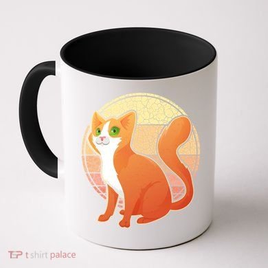 Retro Orange Cat Coffee Mug