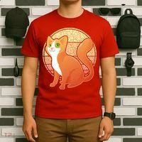 Retro Orange Cat T-Shirt thumb 6