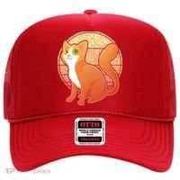 Retro Orange Cat Hat thumb 0