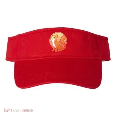 Retro Orange Cat Visor