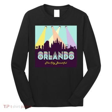 Retro Orlando Florida Long Sleeve Shirt