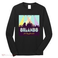 Retro Orlando Florida Long Sleeve Shirt thumb 0