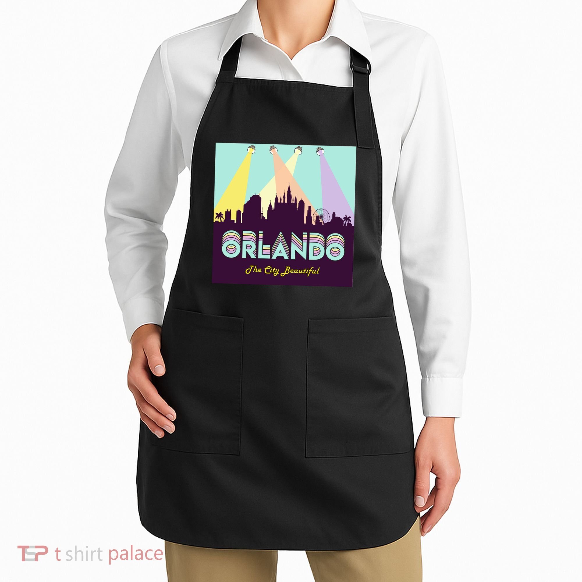 Retro Orlando Florida Apron