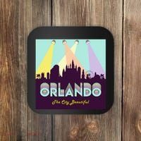 Retro Orlando Florida Coaster thumb 0