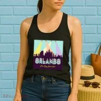 Retro Orlando Florida Women's Tank Top thumb 2