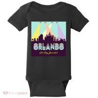 Retro Orlando Florida Baby Bodysuit thumb 0