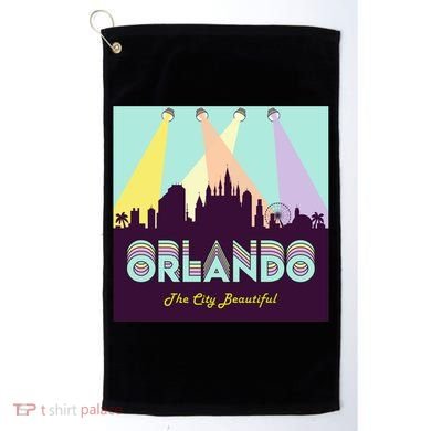 Retro Orlando Florida Golf Towel