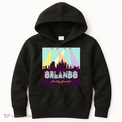 Retro Orlando Florida Kids Hoodie