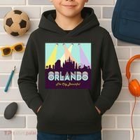 Retro Orlando Florida Kids Hoodie thumb 2