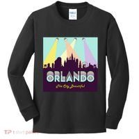 Retro Orlando Florida Kids Long Sleeve Shirt thumb 0
