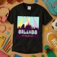 Retro Orlando Florida Kids T-Shirt thumb 3