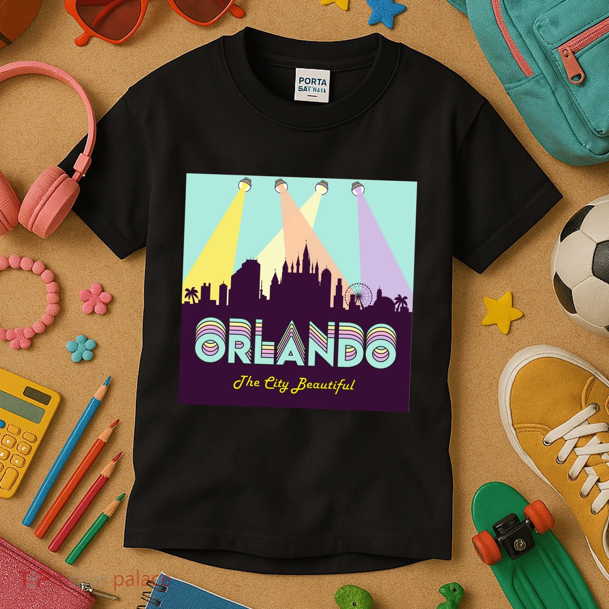 Retro Orlando Florida Kids T-Shirt