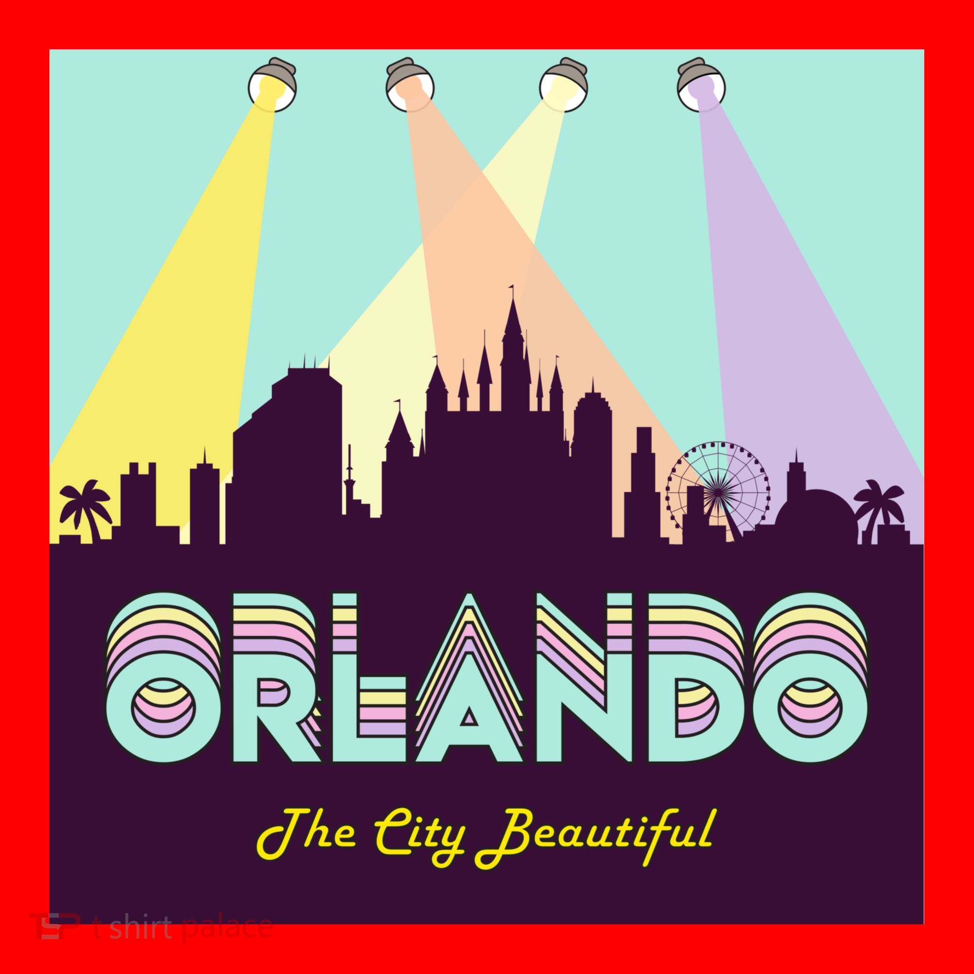 Retro Orlando Florida Santa Hat