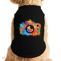 Retro Paint Camera Doggie Tank thumb 0
