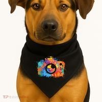Retro Paint Camera USA-Made Doggie Bandana thumb 1