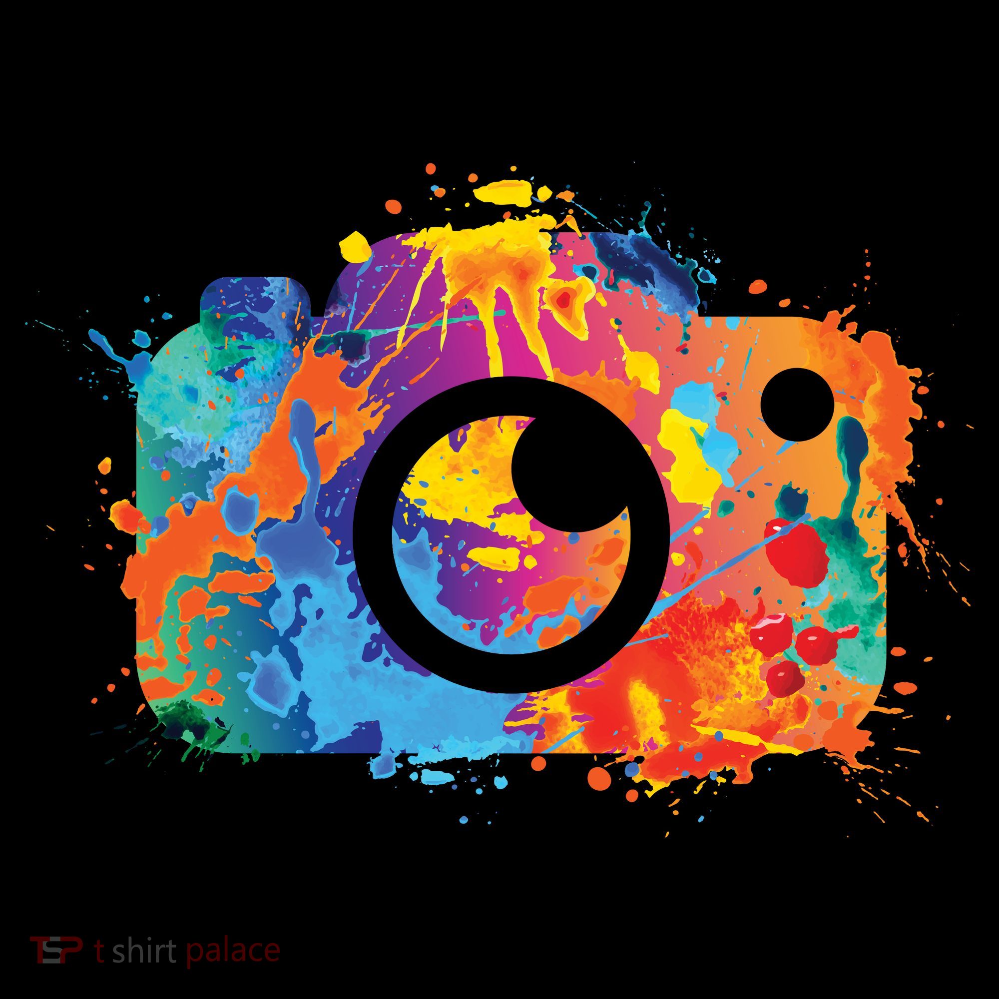 Retro Paint Camera T-Shirt