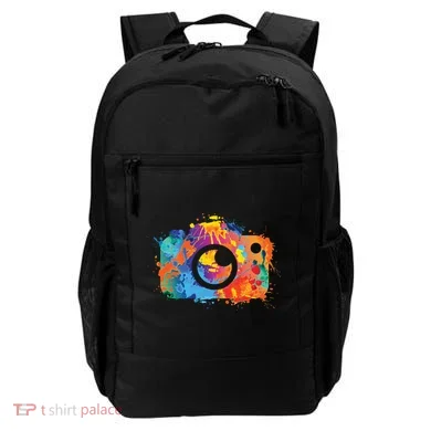 Retro Paint Camera Backpack