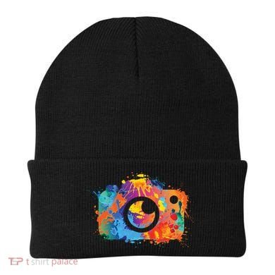 Retro Paint Camera Beanie