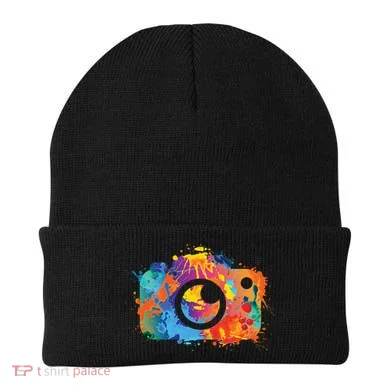 Retro Paint Camera Beanie