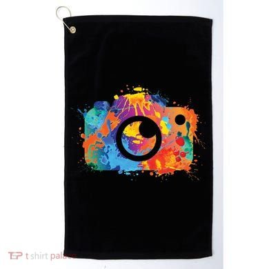 Retro Paint Camera Golf Towel