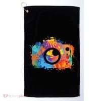 Retro Paint Camera Golf Towel thumb 0