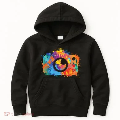 Retro Paint Camera Kids Hoodie
