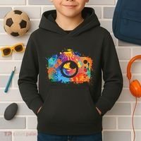 Retro Paint Camera Kids Hoodie thumb 2