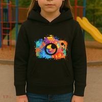 Retro Paint Camera Kids Hoodie thumb 3