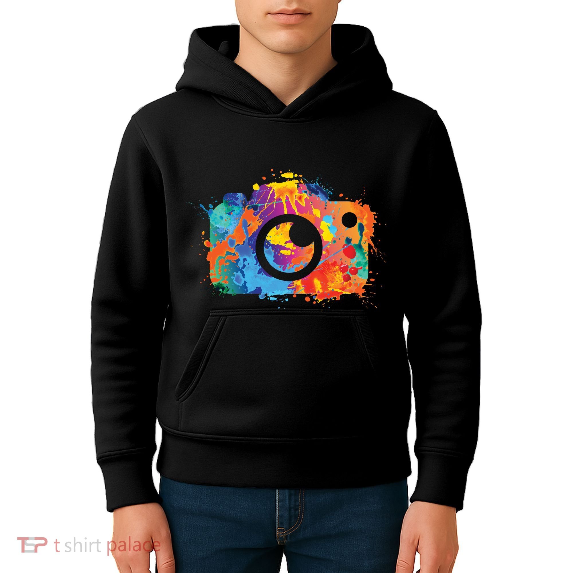 Retro Paint Camera Kids Hoodie