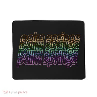 Retro Palm Springs Retro Multicolor Mousepad